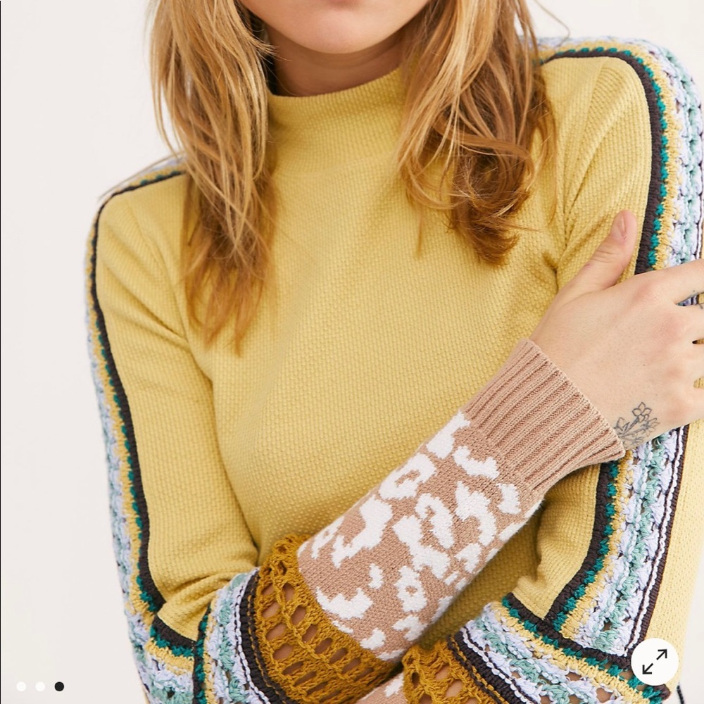 Free People Switch It Up Cuff top thermal